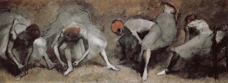 Edgar Degas Before the performance